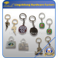 Promotional Rotatable Cheap Trolley Coin Keychains